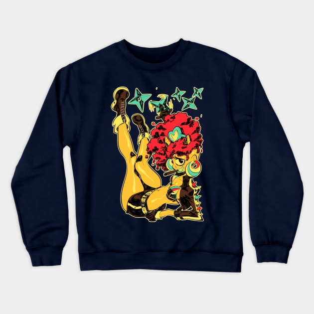 Cyclops girl Crewneck Sweatshirt by Rafchu